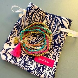 Lilly Pulitzer stretch bracelet set!